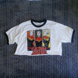 Captain Marvel crop top